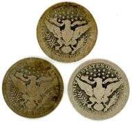3 Different Barber Quarters