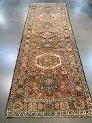 Vintage Persian Heriz Runner  3'.8"X11'