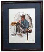 Serigraph collectable Norman Rockwell