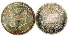 2 Different One Ounce Silver Rounds