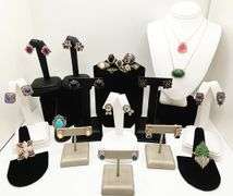 10 RINGS, 10 EARRINGS, 2 NECKLACES