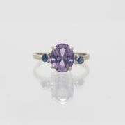 Breathtaking 4.5 Ct Russian Lab Alexandrite Ring
