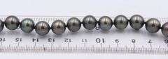 Handsome 9x12mm Tahitian Pearl Necklace