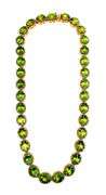 100.00+CARAT NATURAL PERIDOT & DIAMOND NECKLACE