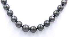 Handsome 9x12mm Tahitian Pearl Necklace