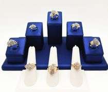 8 Beautiful 10k Solid Gold Diamond Rings!
