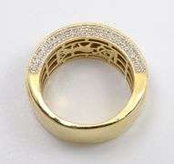 Wide Flashy Diamond Band