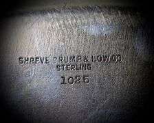 Large Sterling Platter or Tray by Tuttle