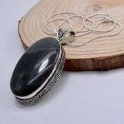 46 Cts Black tiger Eye Vingate Pendant