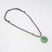 Gorgeous Natural Apple Green Jade Quartz Pendant