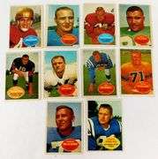 10 Topps 1960 Football Cards