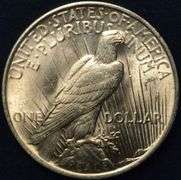 1923 Peace Silver Dollar BU