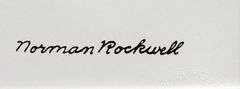 Serigraph collectable Norman Rockwell