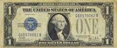 Series 1928 B Funnyback Silver Certificate