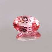 BI-COLOR PADPARADSCHA SAPPHIRE OVAL CUT LOOSE GEMSTONE