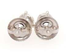 0.81ctw Round Diamond Solitaire Stud Earrings in 14K