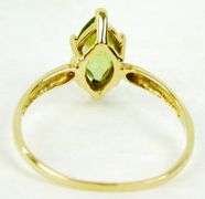 Vintage 10K Peridot Ring, Size 7.75
