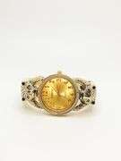 18kt GP Leopard Geneva Bangle Watch