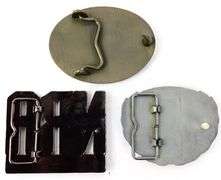 3 National Rifle Association Belt Buckles