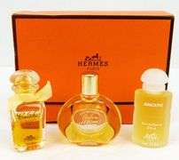 Boxed Set of 3 Miniature Hermes Perfumes