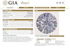 Loose Diamond, 0.70ct, GIA Certified, Round Brilliant Cut