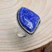 Natural 7Ct Blue Lapis Lazuli Ring