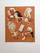Extremely rare and collectable hand signed Norman Rockwell
