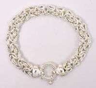 Byzantine Chain Bracelet In Sterling Silver