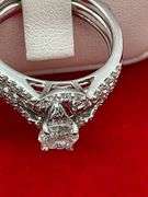 CERTIFIED BRAND NEW 14K WHITE GOLD AND DIAMOND WEDDING SET