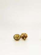 GROUP LOT OF 4X GEMSTONE AND DIAMOND EARRINGS