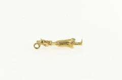 14K Yellow Gold Articulated Hawaii Hula Dancer Souvenir Charm/Pendant