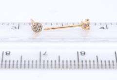 Tiny Yellow Gold Diamond Stud