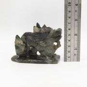 Magnificent Certified 1066 Ct Labradorite Dragon Carving