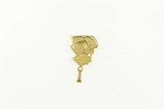 14K Yellow Gold 90 Year Book Grad Cap Graduate Charm/Pendant