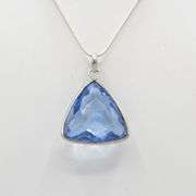 79.80 Ct EGL Certified Lab Swiss Blue Topaz Pendant