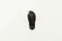 14K White Gold Pave Diamond Inset Sandal Flip Flop Shoe Charm/Pendant