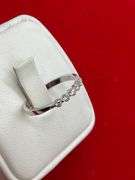 14K WHITE GOLD AND DIAMOND BAND
