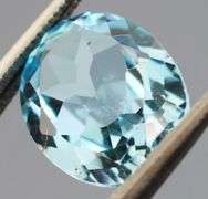 High fire 3.90ct VS sky blue Topaz