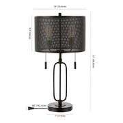 27in LED Table Lamp with USB Charging
