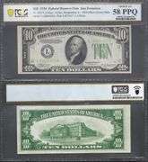 $10 1934 small size Mule Fr. 2005-Lm ONLY 5 KNOWN DGS PCGS BN Ch ABT. UNC 58PPQ