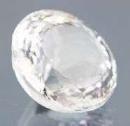Superb 32.87ct top gem grade diamond white Quartz