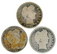 3 Different Barber Quarters