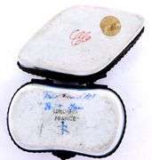 2 Early French Porcelain Handpainted Trinket Boxes