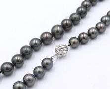 Handsome 9x12mm Tahitian Pearl Necklace