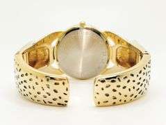 18kt GP Leopard Geneva Bangle Watch