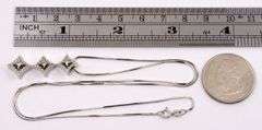 Modern White Gold Diamond Clusterr Pendant