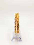 2 MATCHING 22KT SOLID YELLOW GOLD DIAMOND CUT BANGLE BRACELET- SET OF 2X!