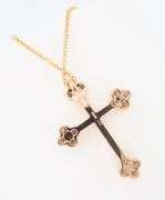 Diamond Cross by EFFY in 14k Rose Gold