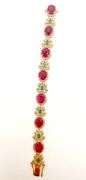 RUBY, EMERALD, & DIAMOND BRACELET