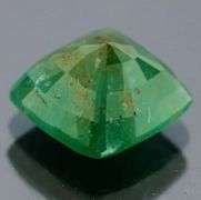 Huge! 6.20ct cushion cut Colombian Emerald!